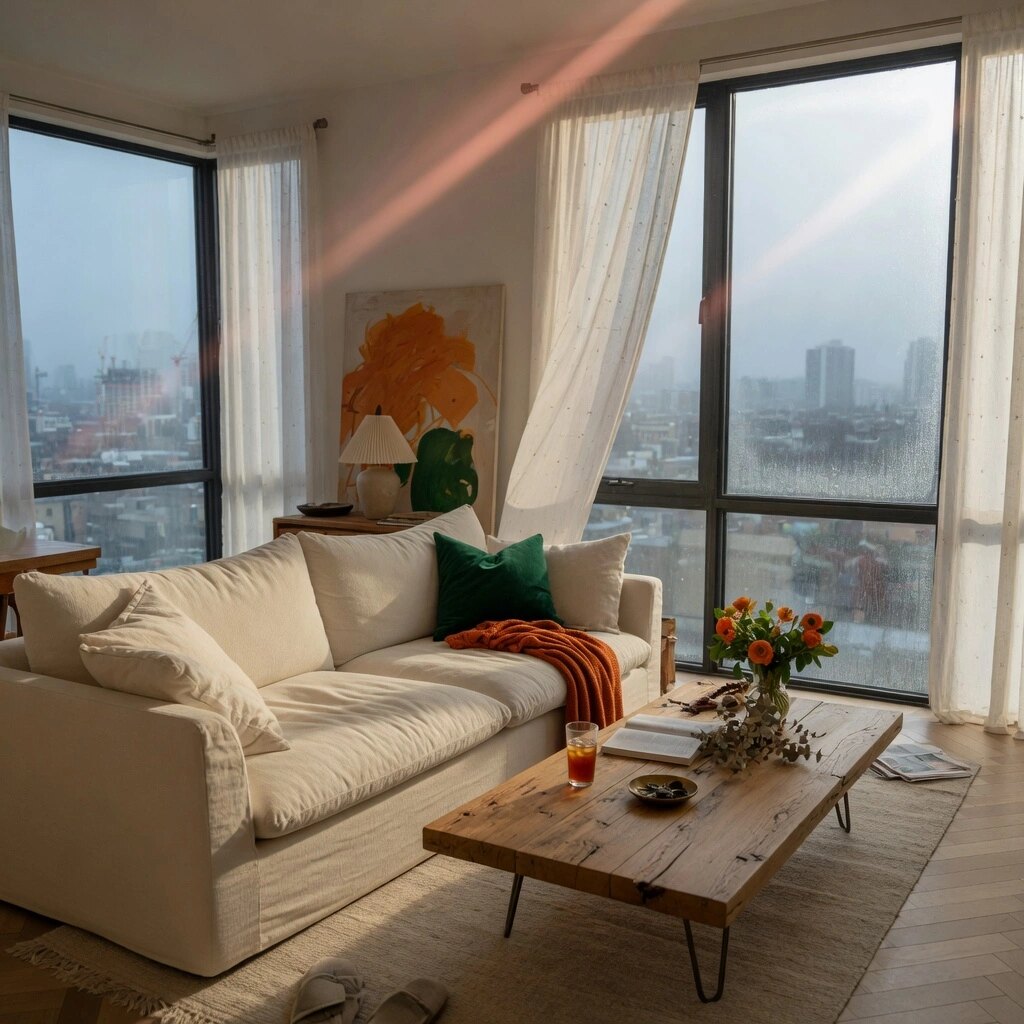 Clean, comfortable home interior
